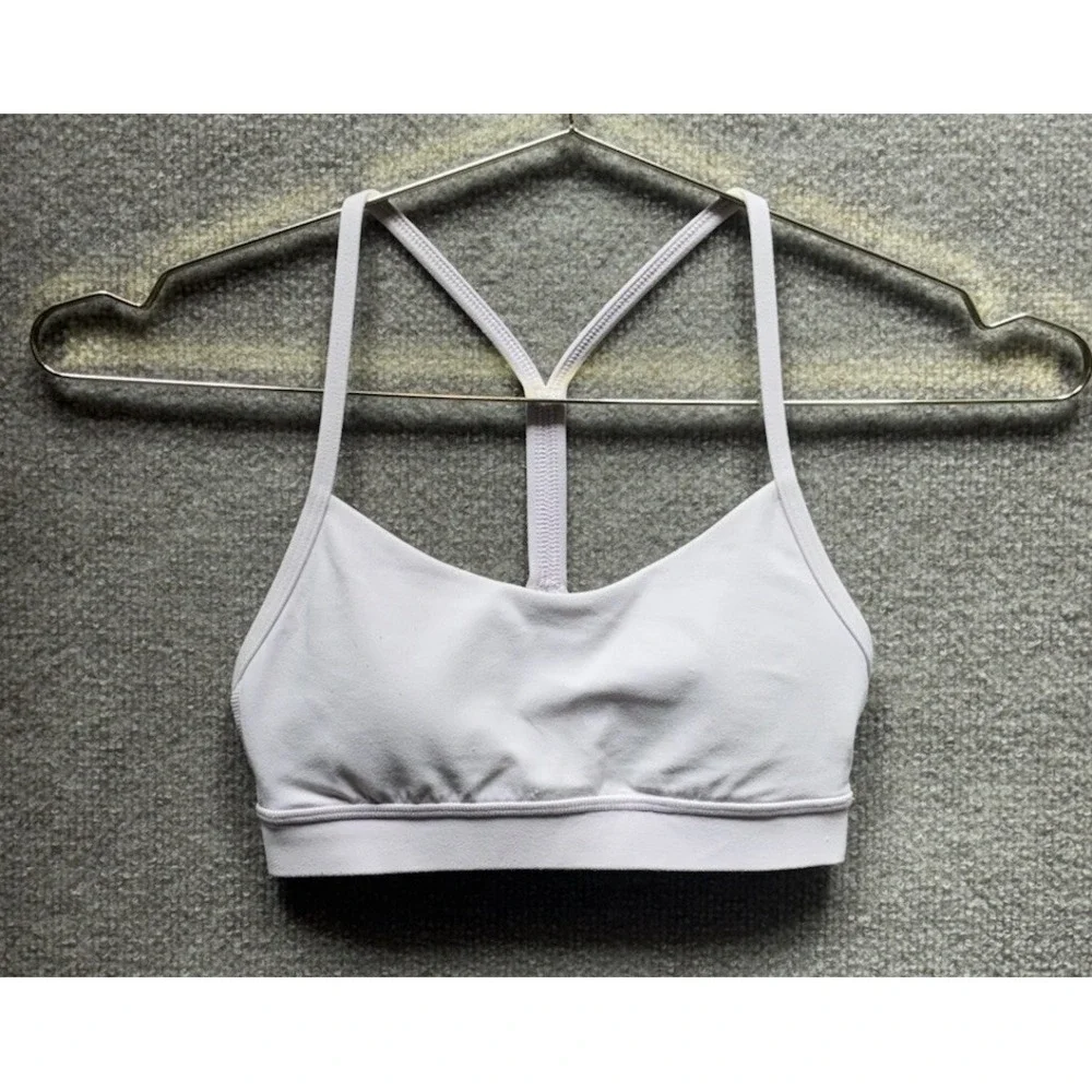 Lululemon Power Y Bra Size 2 Pink | Yoga Activewear Athleisure Sports Bra Padded